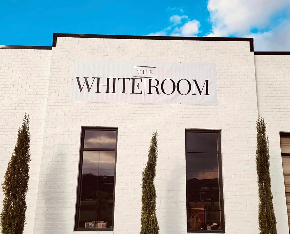 the whiteroom signage front view